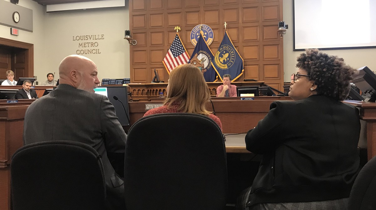 At a Metro Council committee meeting Thursday, officials from the city and Coalition for the Homeless presented an update.  |  Photo by Danielle Grady
