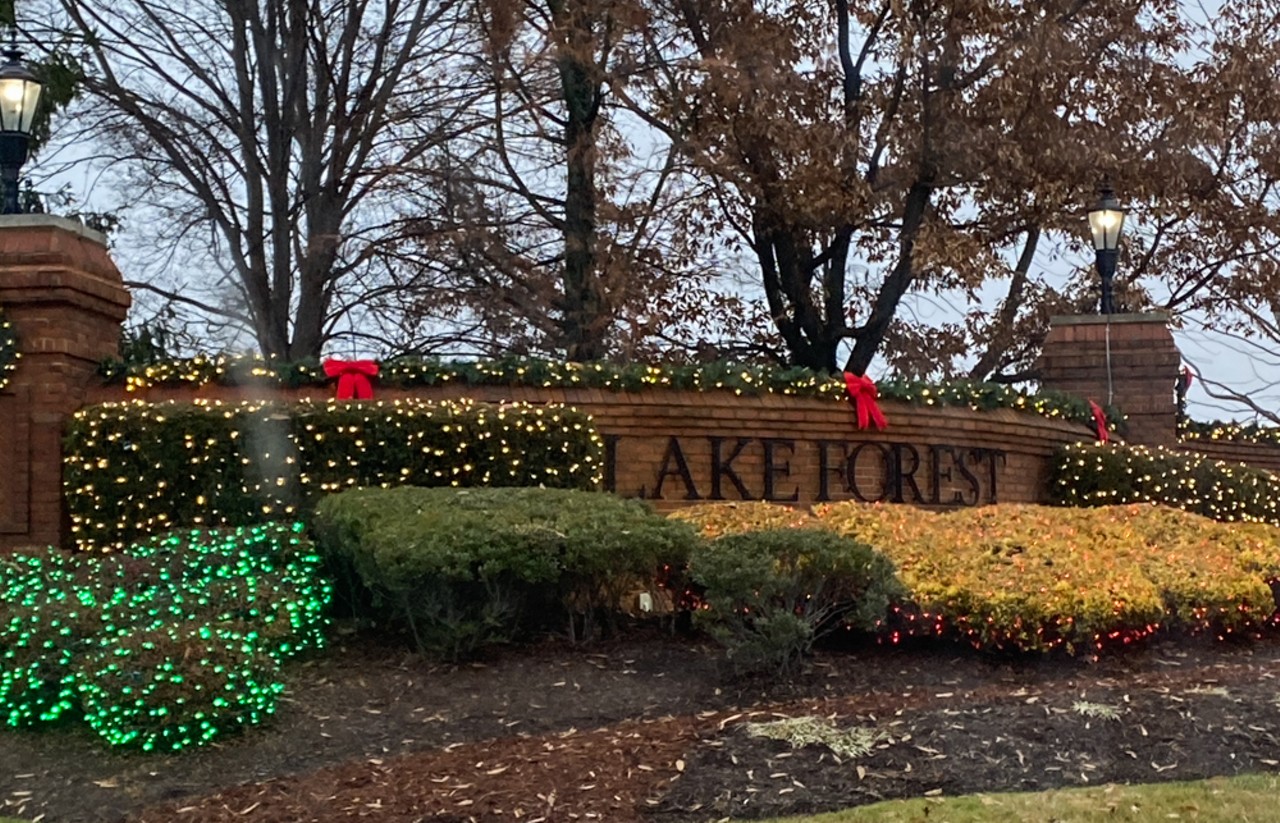  The Lake Forest neighborhood 
Starts at the intersection of Shelbyville Road and Lake Forest Pkwy.
Dates vary
This East End neighborhood is known, in part, for its many residential Christmas light displays. 
Photo by Carolyn Brown