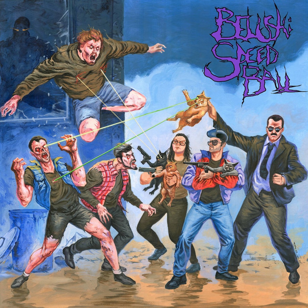 Belushi Speed Ball
We Aren&#146;t Thrashers, We Are Hipster Posers 
On &#147;We Aren&#146;t Thrashers, We Are Hipster Posers,&#148; local legends Belushi Speed Ball deliver yet another glorious thrash anthem. This song was inspired by a discouraging YouTube comment received by the band that claimed they should dress like &#147;real thrashers,&#148; instead of &#147;hipster posers.&#148; In the best ways possible, this song only adds to the difficulty one could experience when attempting to explain what exactly Belushi Speed Ball is to someone who has never heard of them before. This is because of the song&#146;s inside joke quality and the genius shift from thrash metal to unabashed emo-pop in the last third of the song. Setting aside the song&#146;s devilish riffs, calculated rhythm and comedic tone, it&#146;s quite beautiful to hear these sponge-core goofballs take this negativity and use it to take aim at hurtful gatekeeping practices in the metal community. &#147;We&#146;re Not Thrashers&#133;&#148; has made for a great addition to the group&#146;s stellar and unique live performances, often prompting a unifying, lighter-waving singalong. &#151;Doug Campbell
Listen on Bandcamp