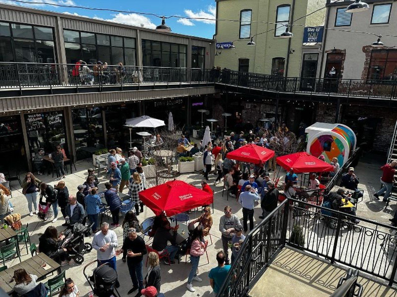 NULU Marketplace
823 E. Market St. 
Shopping and Dining in a cozy central courtyard. Photo via  NULU Marketplace 