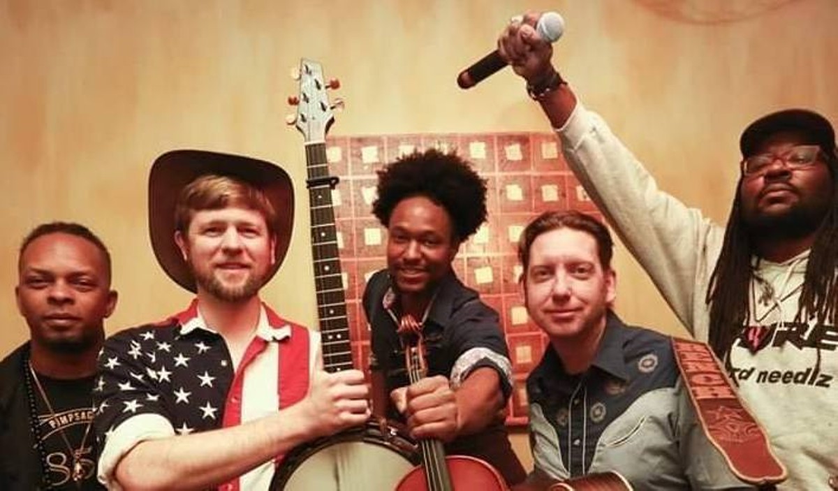 Bluegrass meets hip-hop arrives at Headliners this weekend in the form of Gangstagrass.