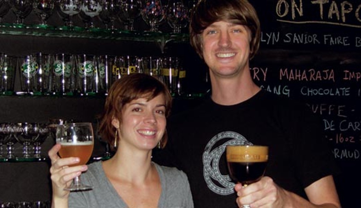 Cheers to Lori Beck and Tyler Trotter of the Louisville Beer Store