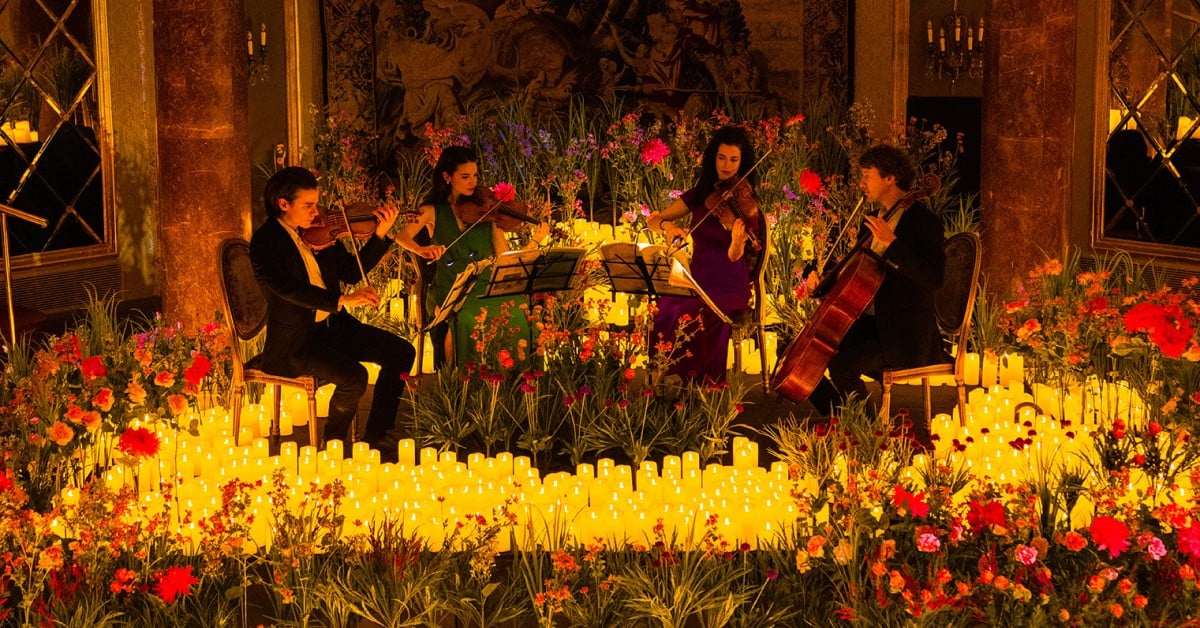 The renowned candle-lit musical experience’s visual splendor will be accentuated by the addition of thousands of flowers in an ode to the Spring season.