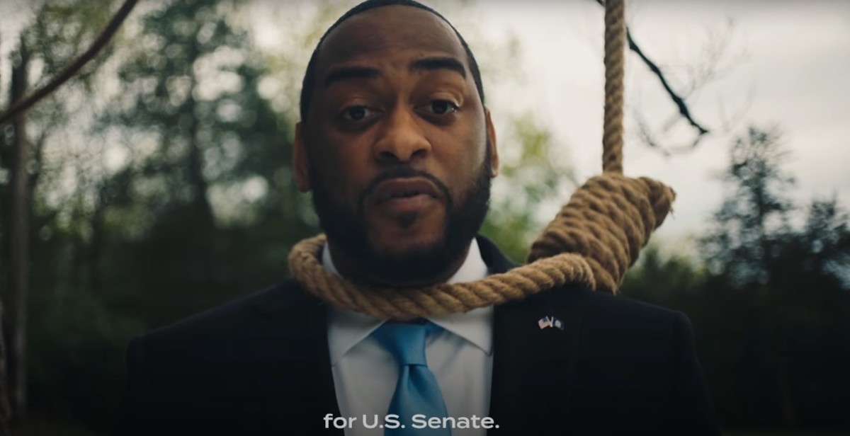 Charles Booker Wears Noose In Campaign Ad Criticizing Rand Paul