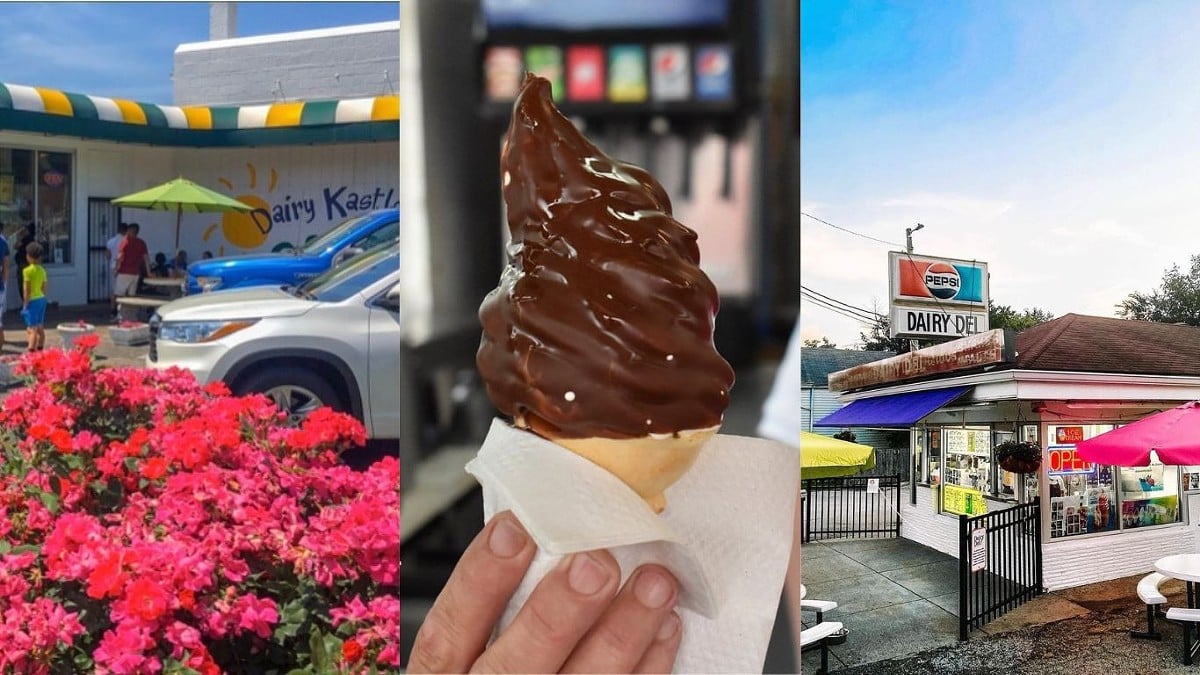 With warm weather on the way, cool off with some chocolate dipped soft-serve.