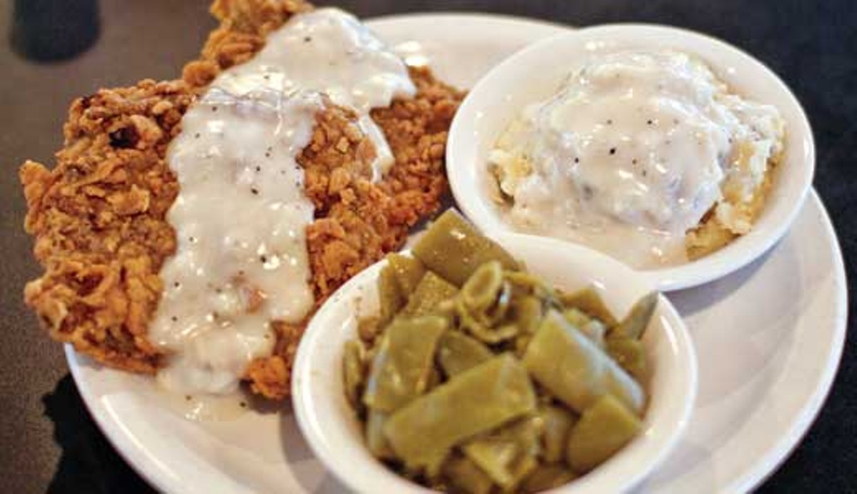 For a good country-fried steak, go to Goose Creek Diner