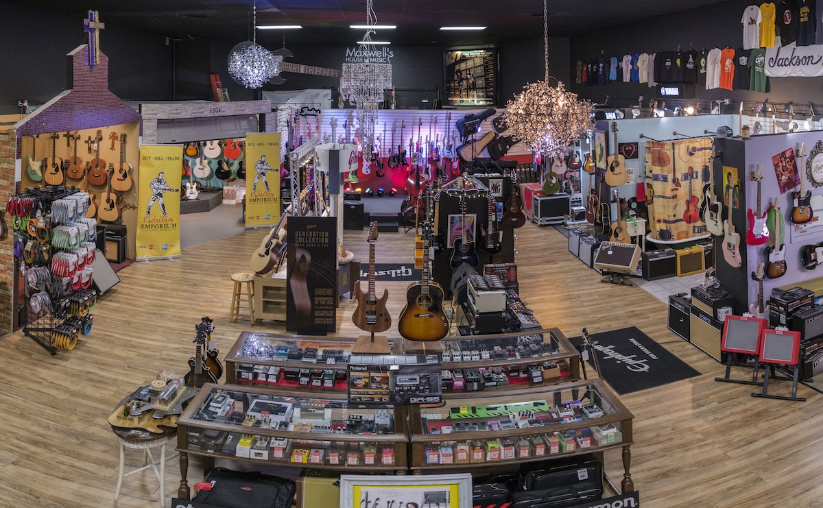 Maxwell's House of Music's Jeffersonville store, which now houses Guitar Emporium.