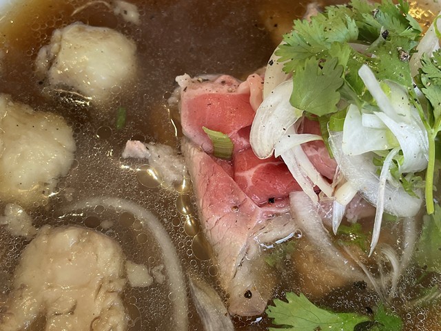 A huge bowl of beef pho at Eatz Vietnamese hits the spot.