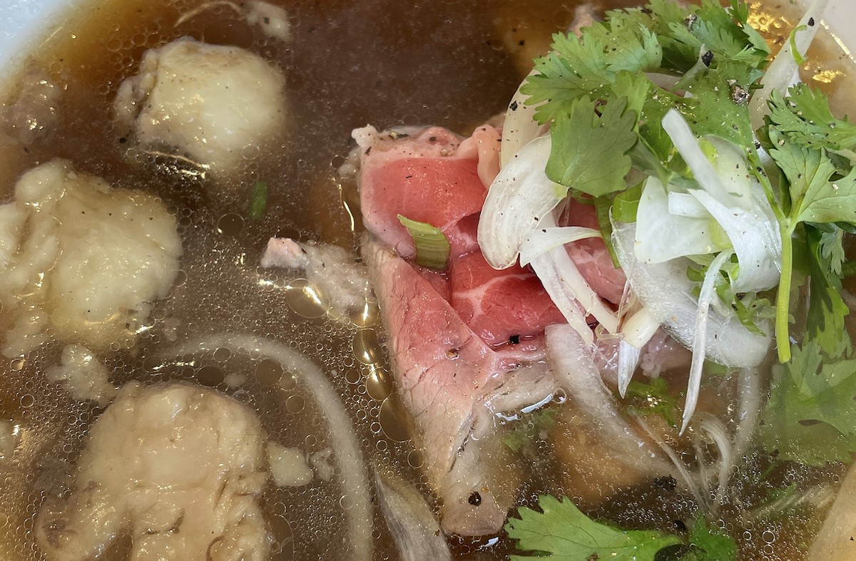 A huge bowl of beef pho at Eatz Vietnamese hits the spot.