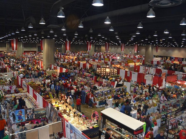 The Kentucky Flea Market has hundreds of vendors.