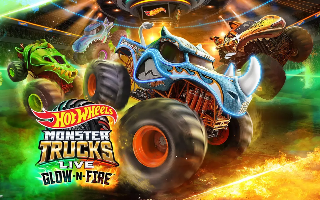 Image: Hot Wheels Monster Trucks Live Glow-N-Fire