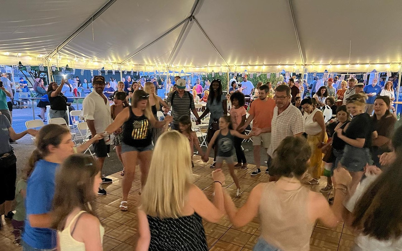 Crowdgoers enjoying Louisville's Greekfest, taken from the festival's Facebook page.