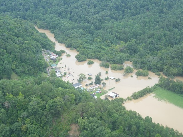 Flooding in Eastern Kentucky.