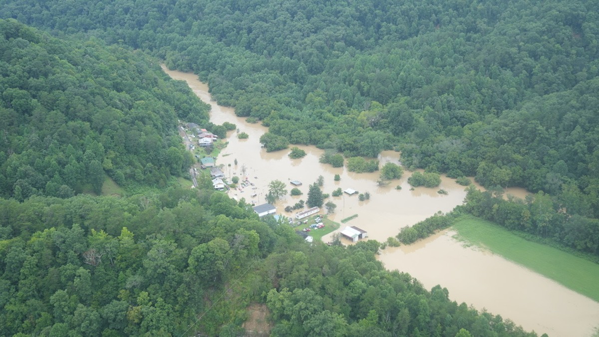 Flooding in Eastern Kentucky.