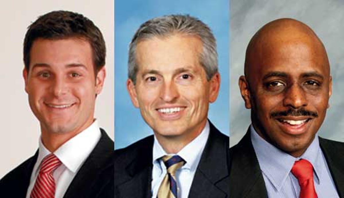 Three freshmen politicos join Metro Council: David Yates, Jerry T. Miller and David James.