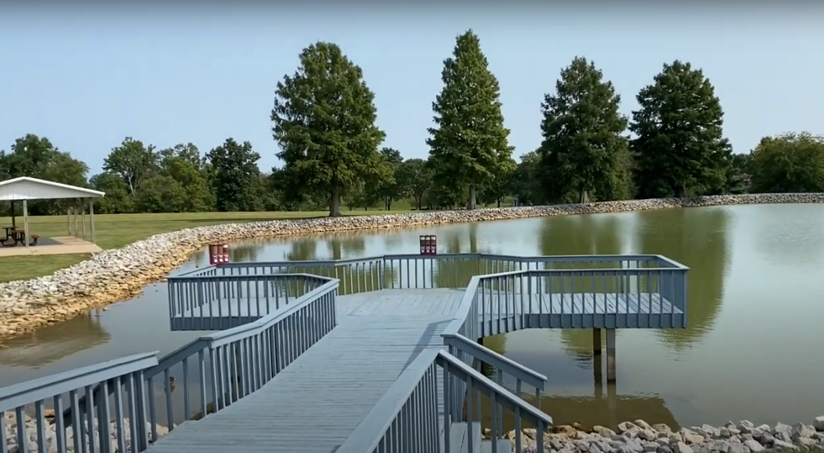 The bridge walkway at Joe Huber&#146;s Family Farm & Restaurant that will become a love lock bridge.  |  Photo provided.