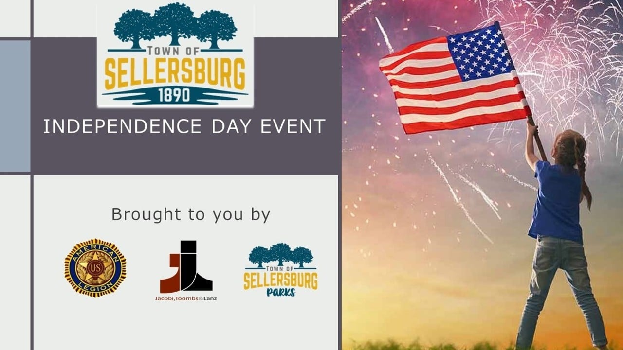 Sellersburg Independence Day Event
Thursday, July 4
412 N New Albany St. | 11 a.m. | Free
The Town of Sellersburg, 16 minutes north of Louisville in Indiana, is hosting its own 4th of July event in the heart of the town. Festivities begin at 11 p.m., with food vendors placed all across the street. The Rumors are set to come to town at 6 p.m, with fireworks to begin after dark around 9:45 p.m.