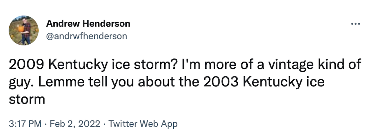 Kentuckians Remember The Ohio Valley Ice Storm Of 2009 In Tweets