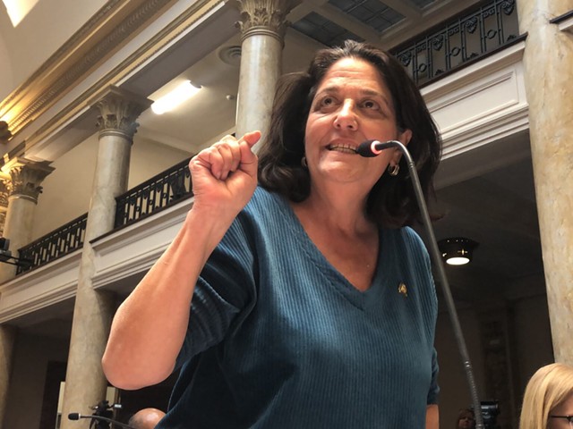 Sen. Karen Berg explains her NO vote on Senate Bill 150.