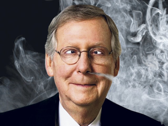LEON: McConnell &#145;not a smoker&#146; but credits second-hand smoke for his position on tobacco