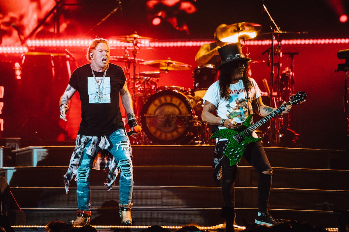 Guns N&#146; Roses performing at the 2019 Louder Than Life festival.  |  Photo By Will Fenwick.