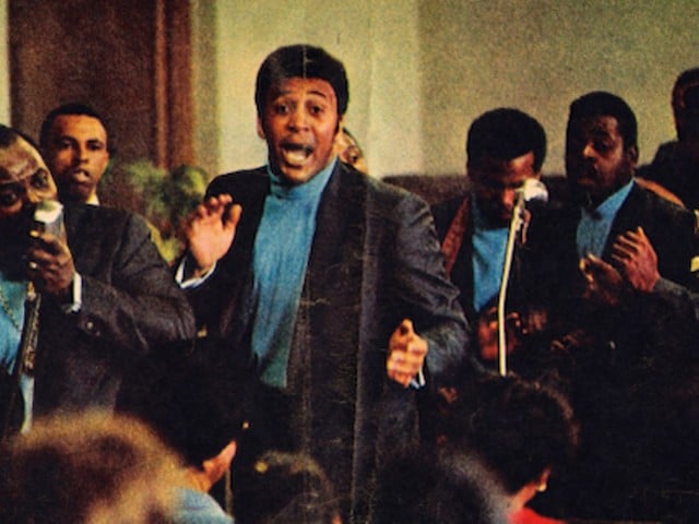 Jimmy Ellis and group performing