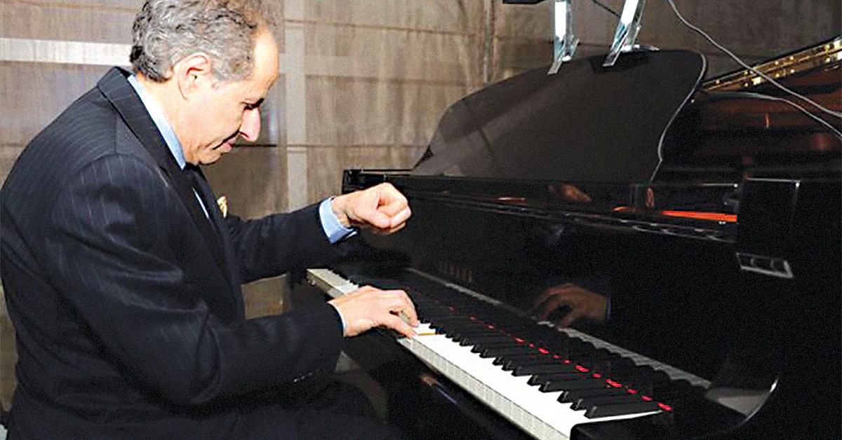Michael Boriskin, pianist and executive director at Copland House.
    
    Photo courtesty of Copland House