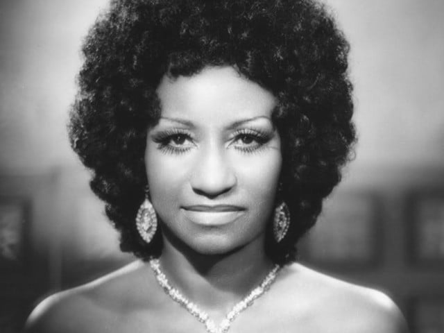 Cuban-born singer Celia Cruz