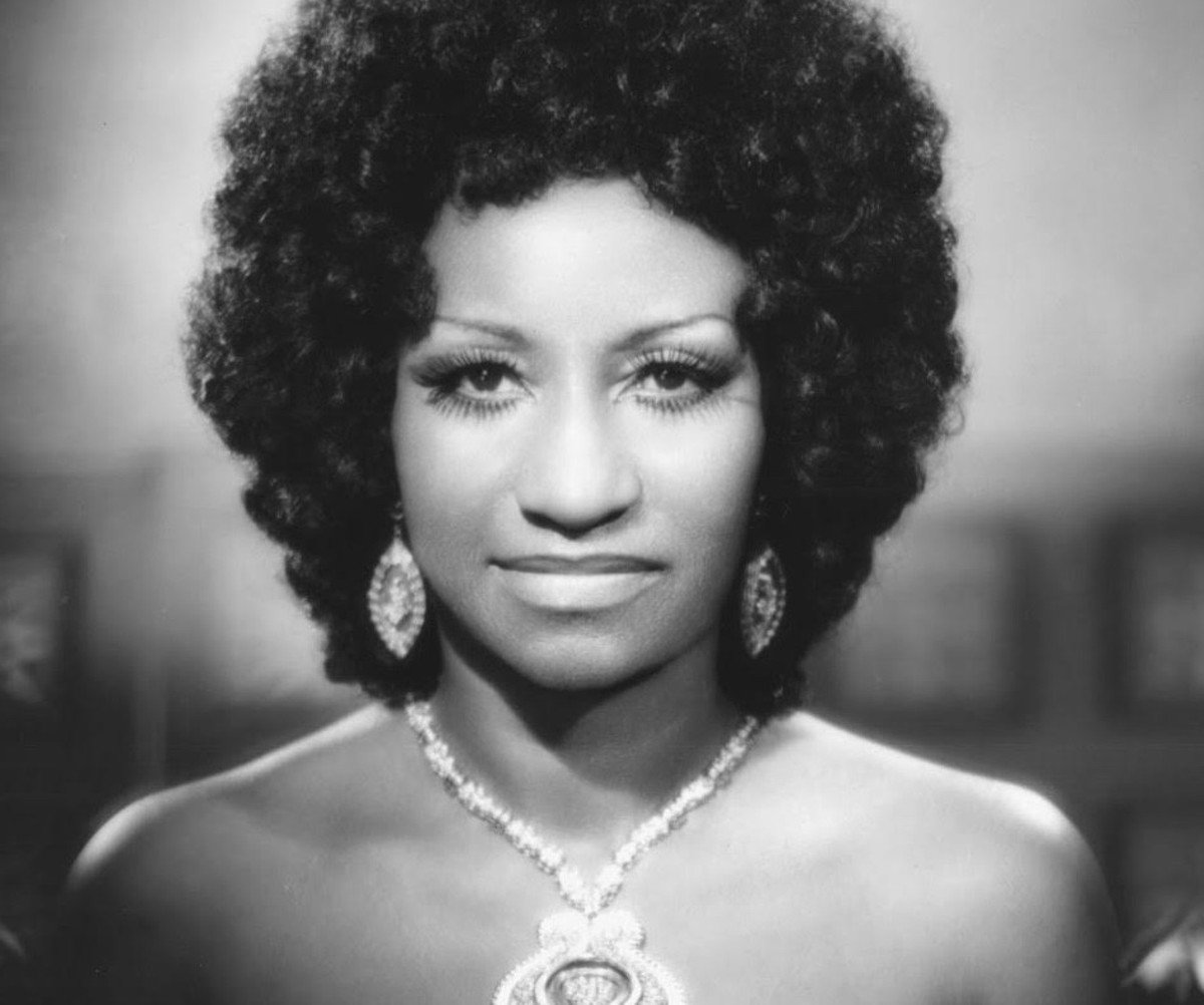 Cuban-born singer Celia Cruz