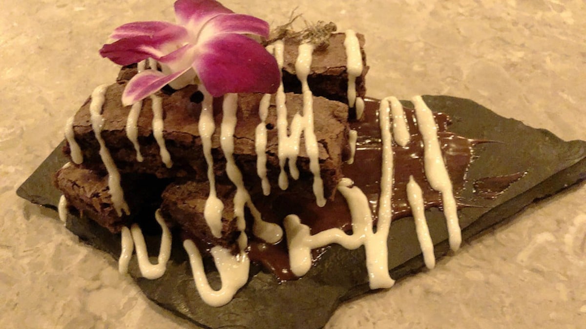 The cricket brownies at Ostra don&#146;t taste like crickets. They taste like brownies.