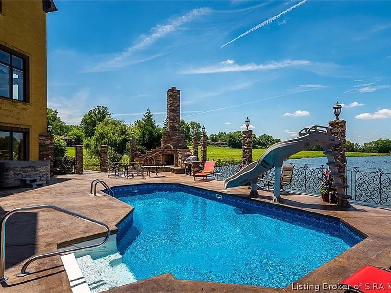 PHOTOS: A Fairytale Castle With A New Price, Pool, Patios And Gorgeous Sunset Views Near Louisville