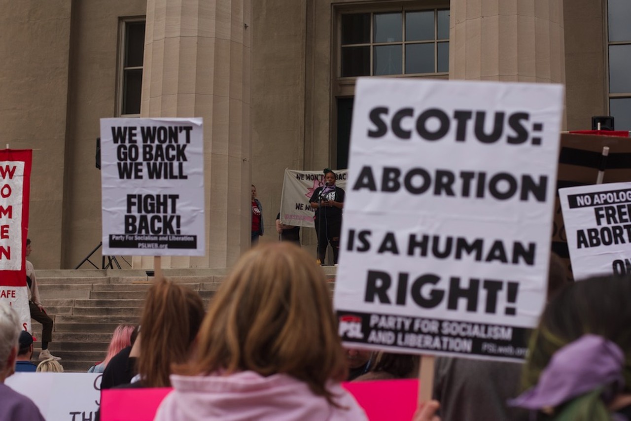 Photos: Louisville Rallies In Support Of Abortion Rights While Roe v. Wade Is Under Threat