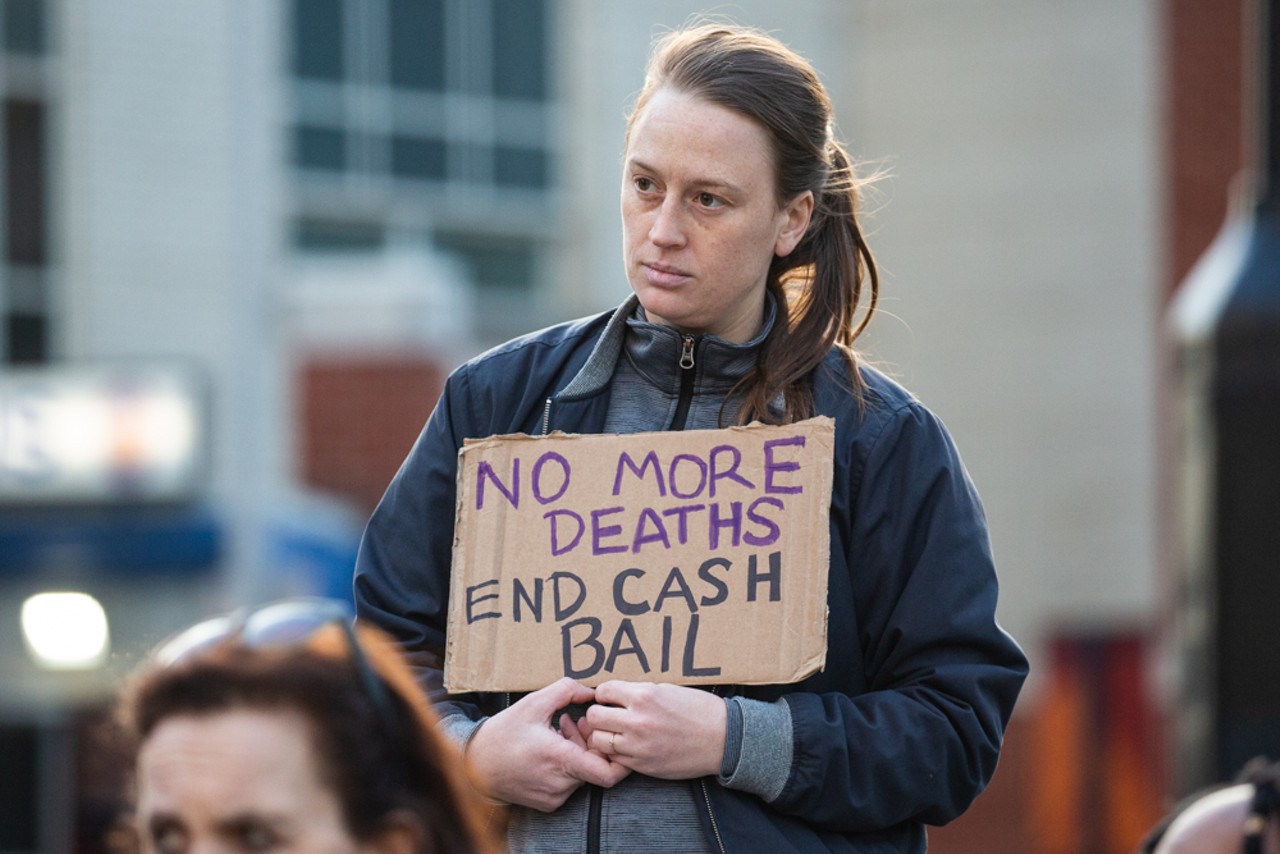 PHOTOS: Protesters Hold Vigil Outside LMDC To Mourn Recent Jail Deaths, Call For Reforms