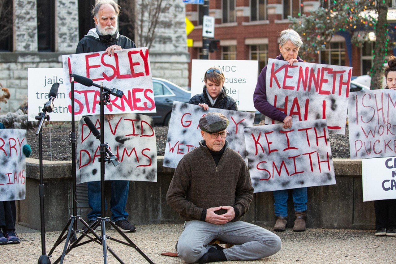 PHOTOS: Protesters Hold Vigil Outside LMDC To Mourn Recent Jail Deaths, Call For Reforms