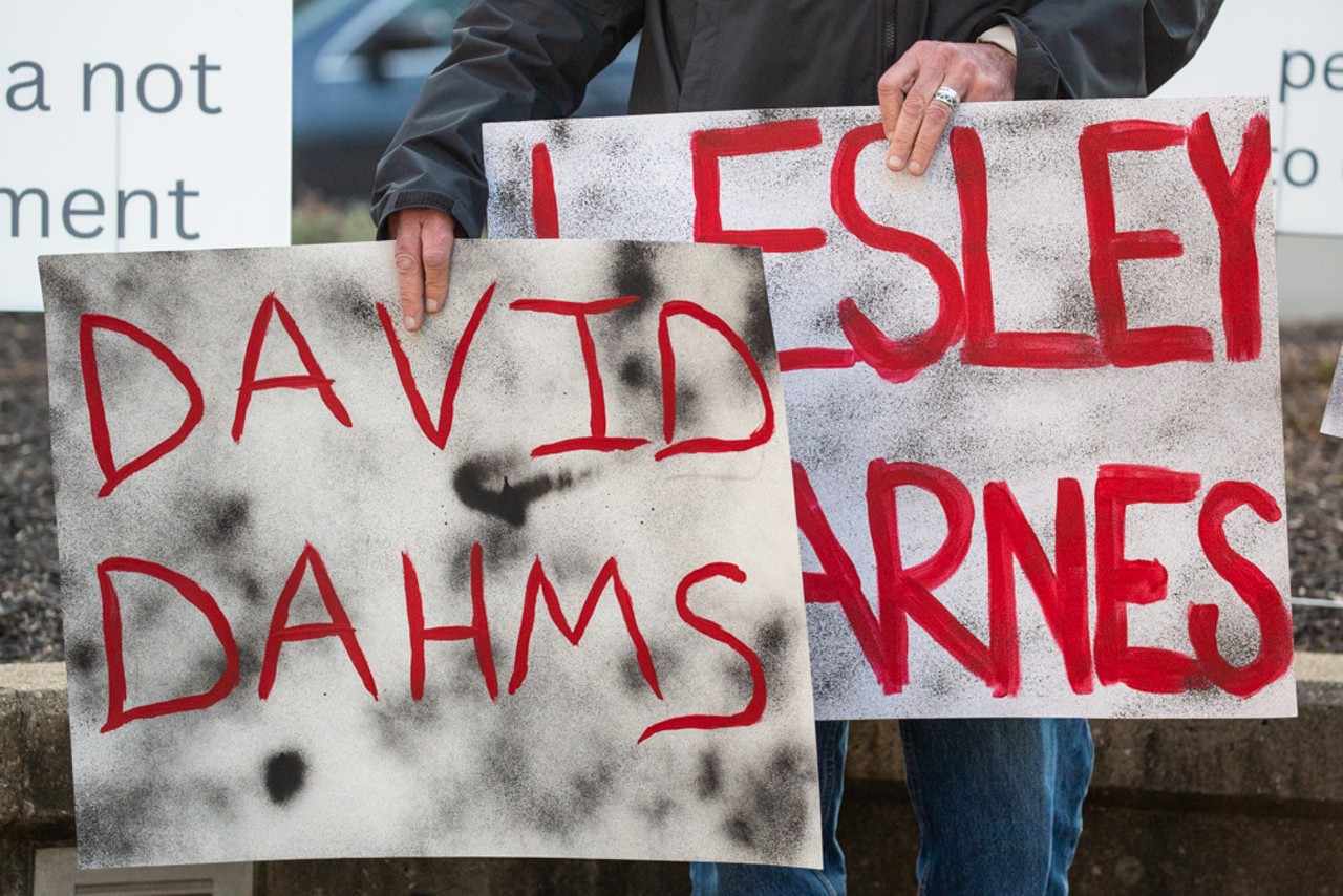 PHOTOS: Protesters Hold Vigil Outside LMDC To Mourn Recent Jail Deaths, Call For Reforms