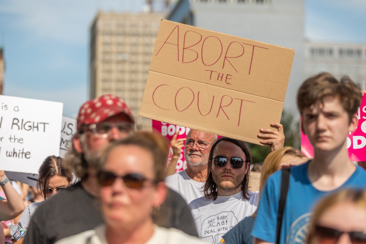 PHOTOS: Protesters Rally Downtown After Abortion Access Halts In Kentucky