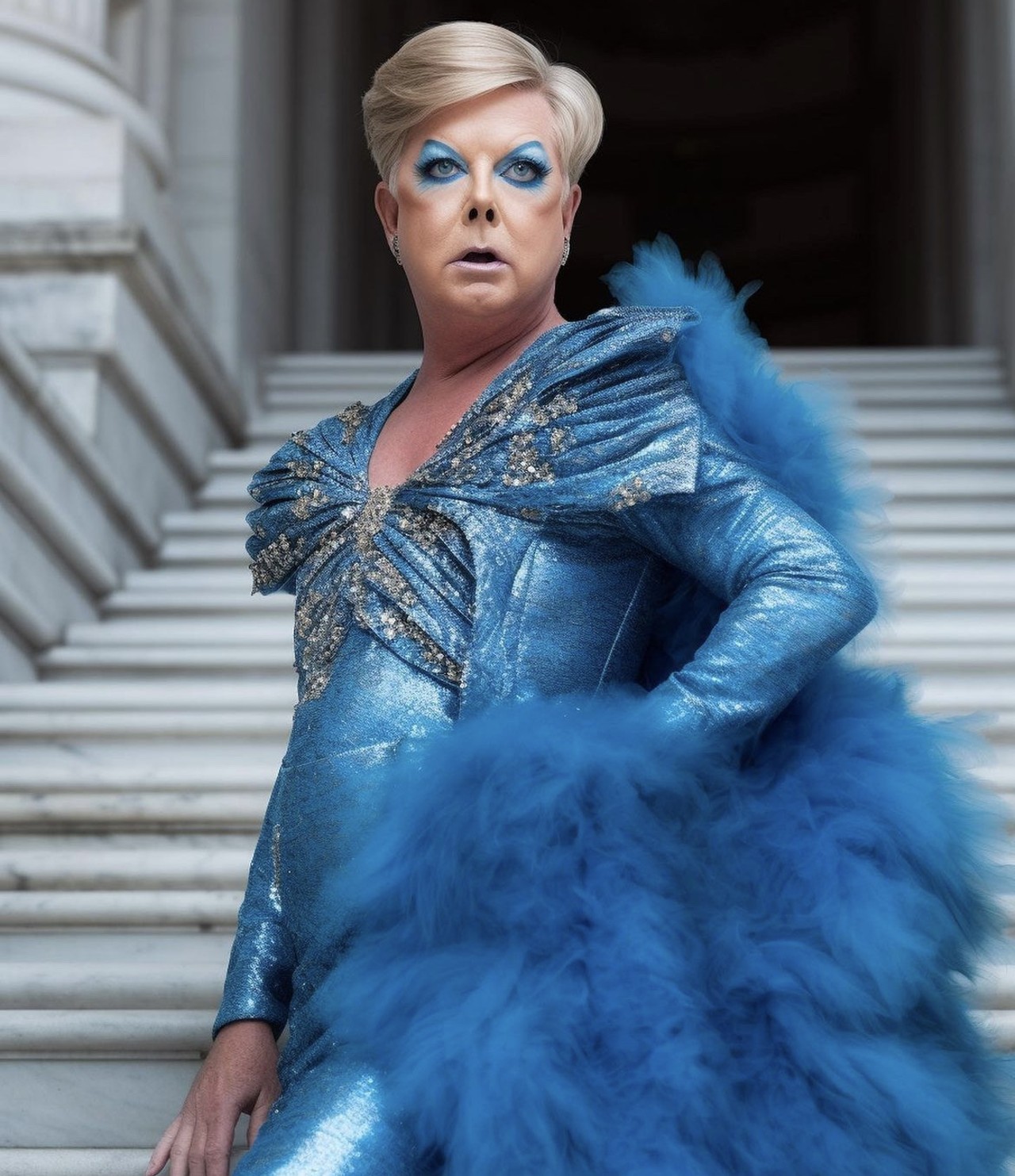  Lindsey Graham 
&#147;Lady Graham Cracker - Riding in on her high horse always asking for money, honey. She&#146;s a powerful queen who loves to control the purse strings AND your lady parts. Don&#146;t she look good in a gown though? #rupublicans #lindseygraham&#148; 