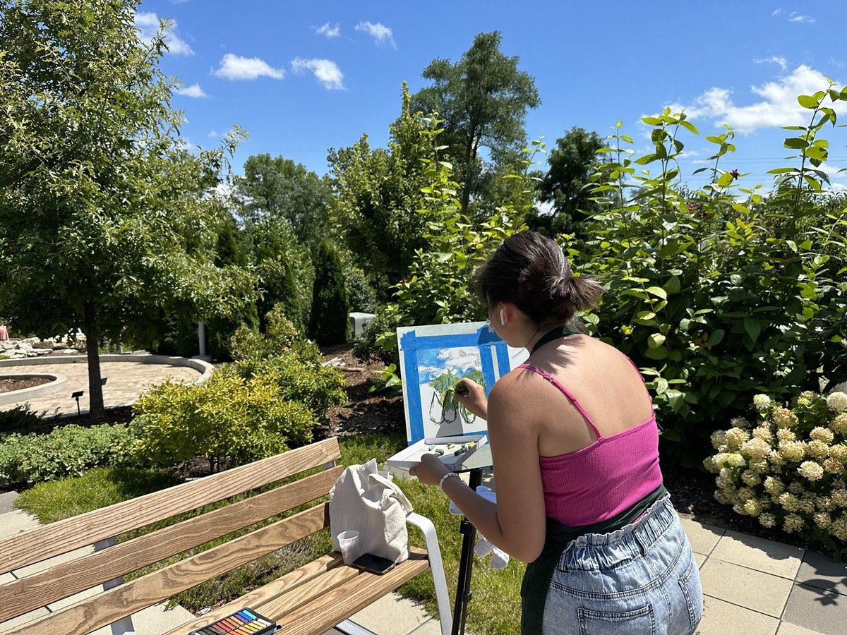 Plein Air Painting in the Gardens