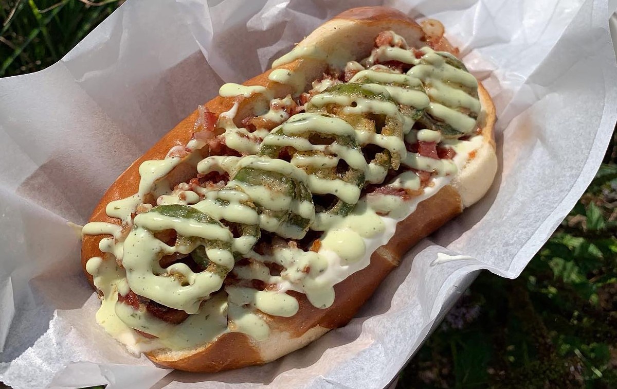 The Jalape&ntilde;o popper dog from Red Top.  |  Photo via Red Top Facebook.