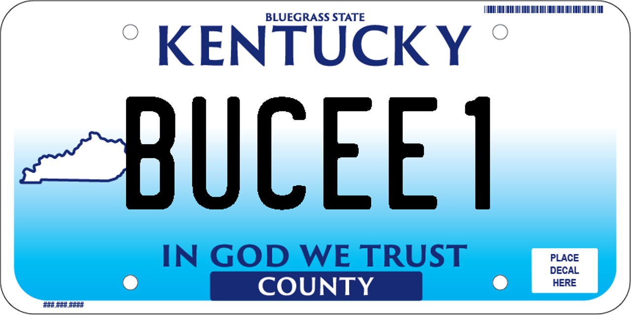 Rejected Kentucky License Plates Are Pretty Bad But Good For A Giggle