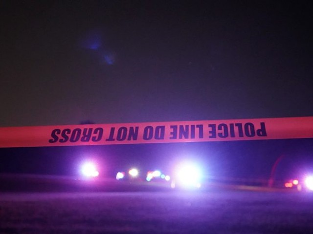 Louisville police tape off the scene at Shawnee Park on the evening of July 10, 2022.