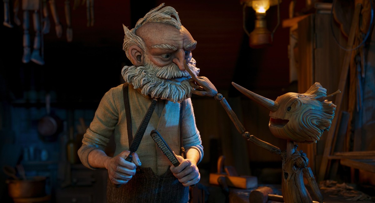 Screenshot from Guillermo Del Toro's "Pinocchio"