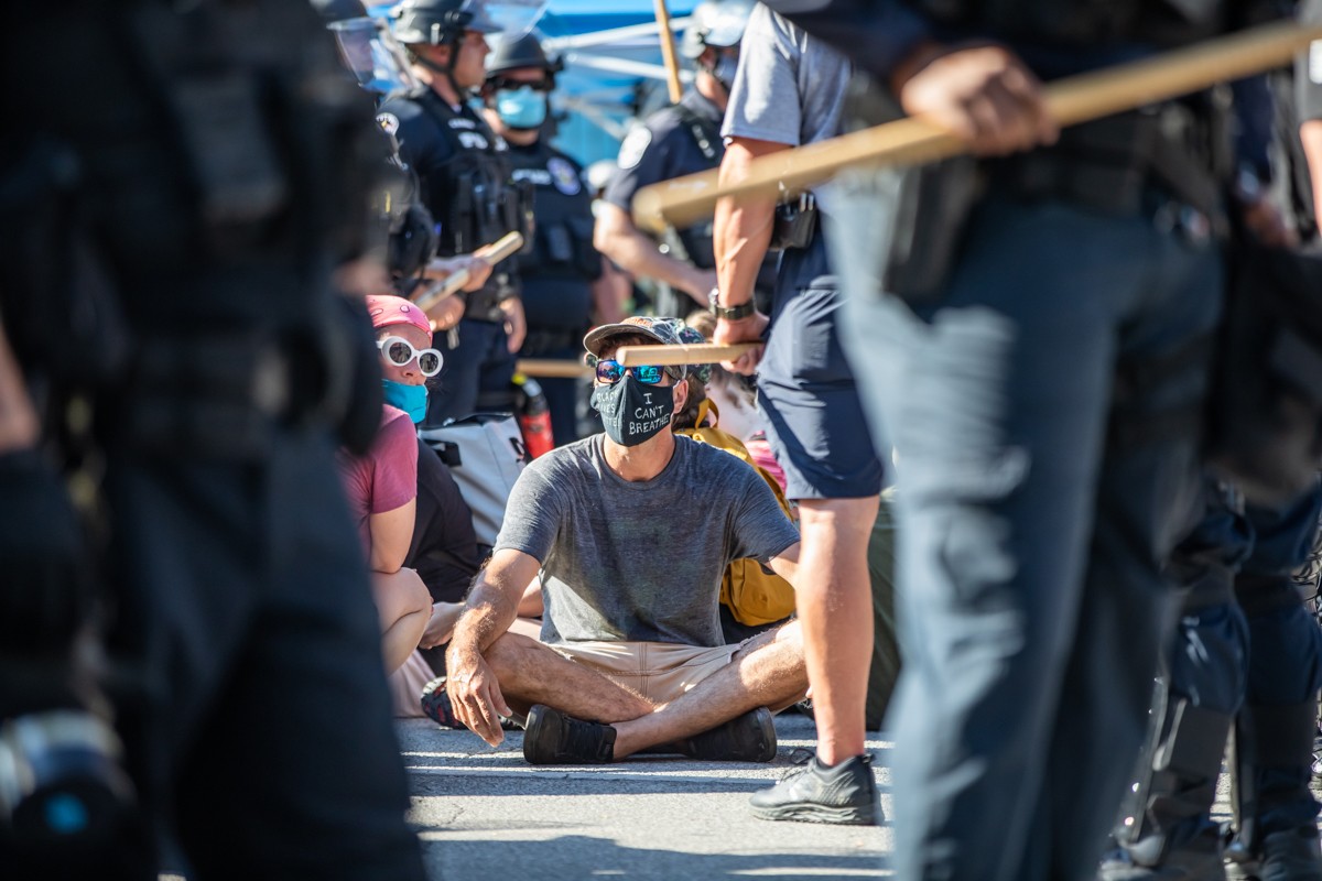 The Jefferson County Attorney's Office says that the NuLu protest in 2020 "crossed the line," because participants blocked off the street.