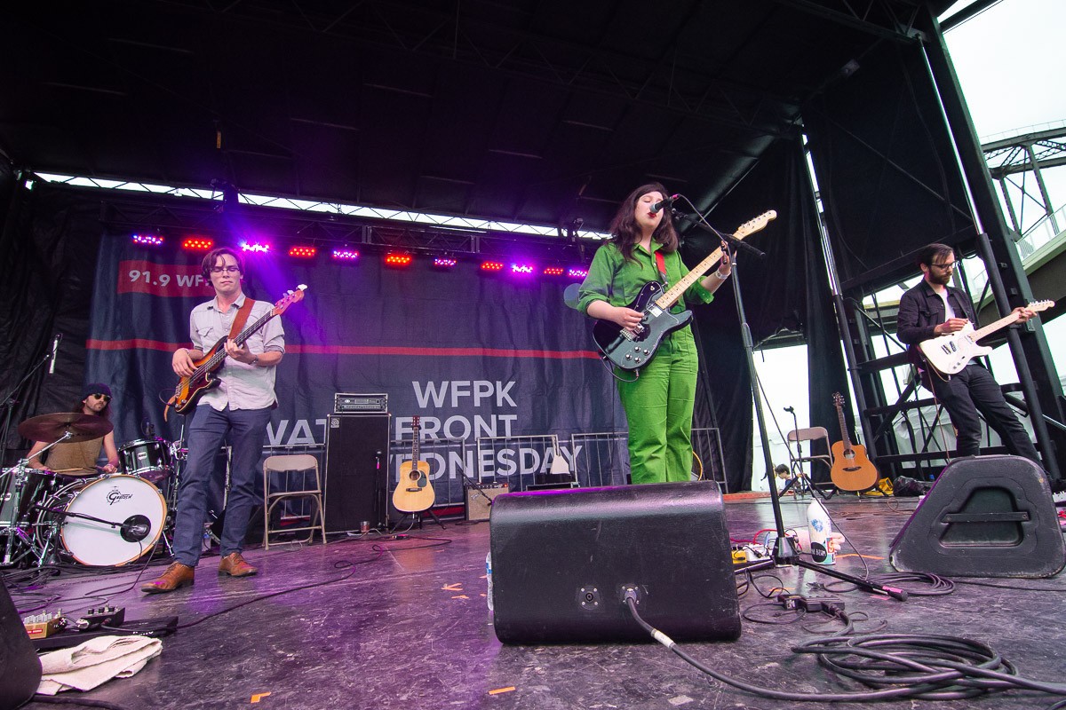 Lucy Dacus at Waterfront Wednesday. Photo by Nik Vechery.