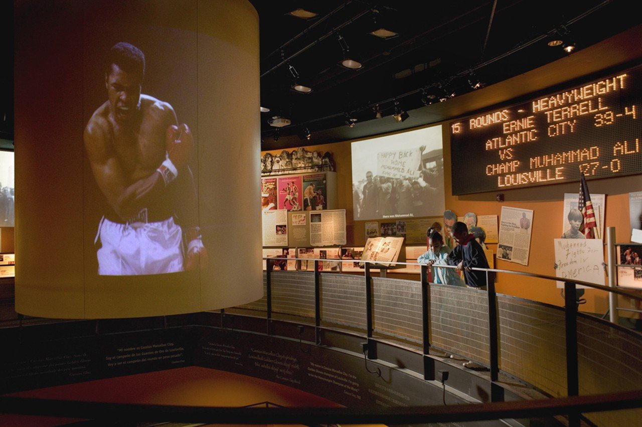  Muhammad Ali Center 
144 North 6th Street 
Who wouldn&#146;t want to take a photo in front of The Greatest&#146;s memorabilia?
Photo via Louisville Tourism