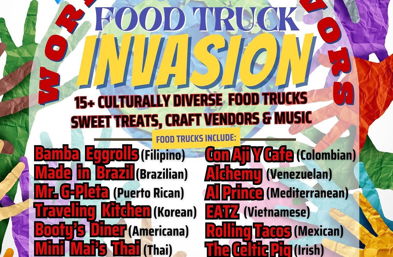 SUNDAY, APRIL 28 World of Flavors Food Truck Invasion529 E. Burnett St.
The Louisville Food Truck Association is hosting a “Food Truck Invasion” with a lineup that reflects the most culturally diverse food trucks in and around Louisville. Joins them in celebrating Louisville’s cultural diversity with some delicious snacks.