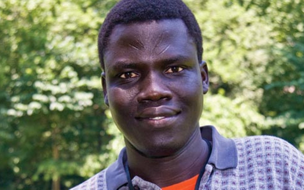 Sudanese refugee James Malou