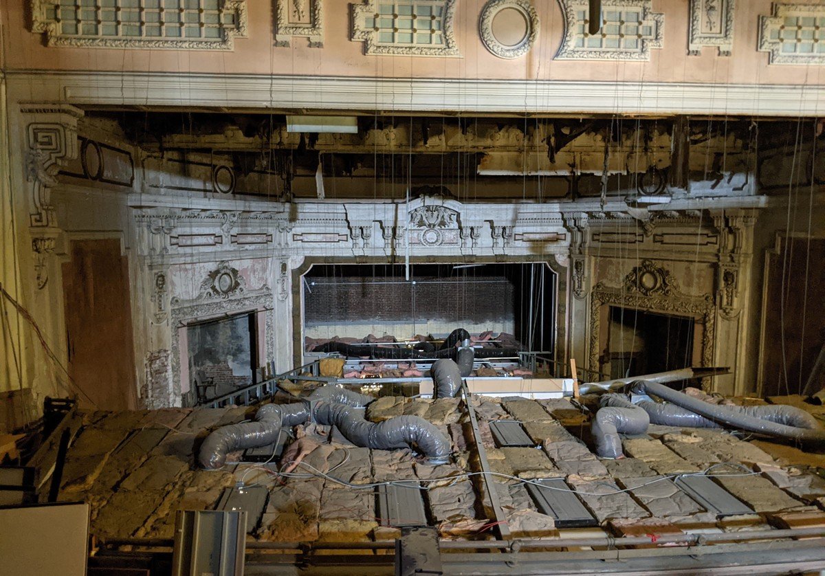 What remains of Broadway Theatre  |  Photo by Kevin Gibson