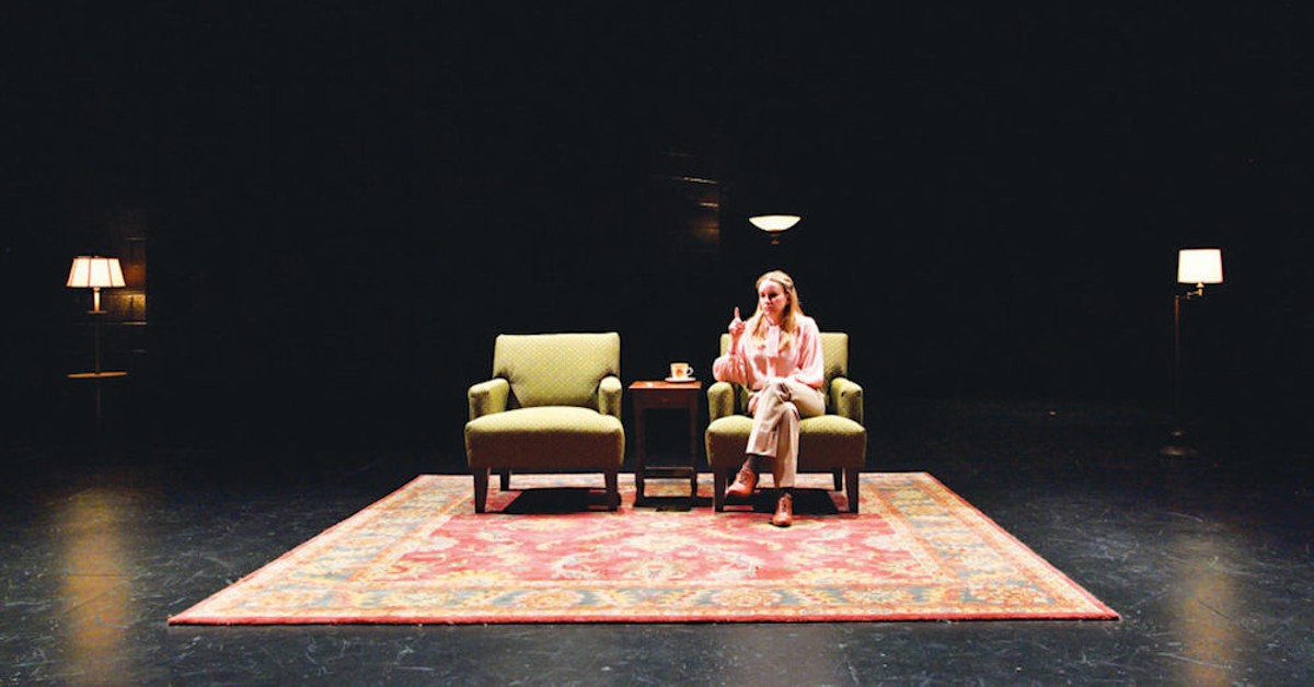 Emily Cass McDonnell in &#145;The Thin Place,&#146; part of the Humana Festival of New American Plays.  Photo by Jonathan Roberts.
