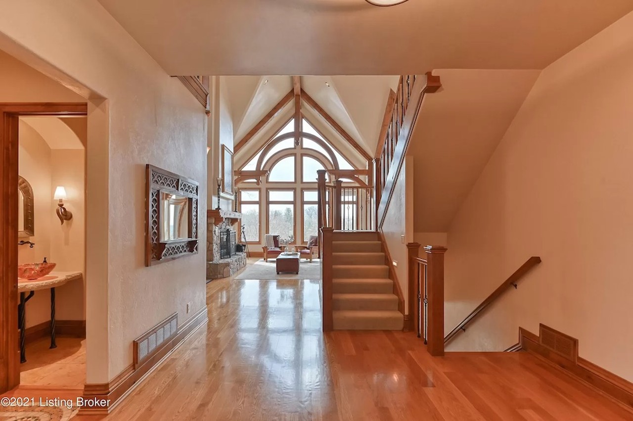 This Louisville Home For Sale Has Exposed Wood Beams For Days [PHOTOS]